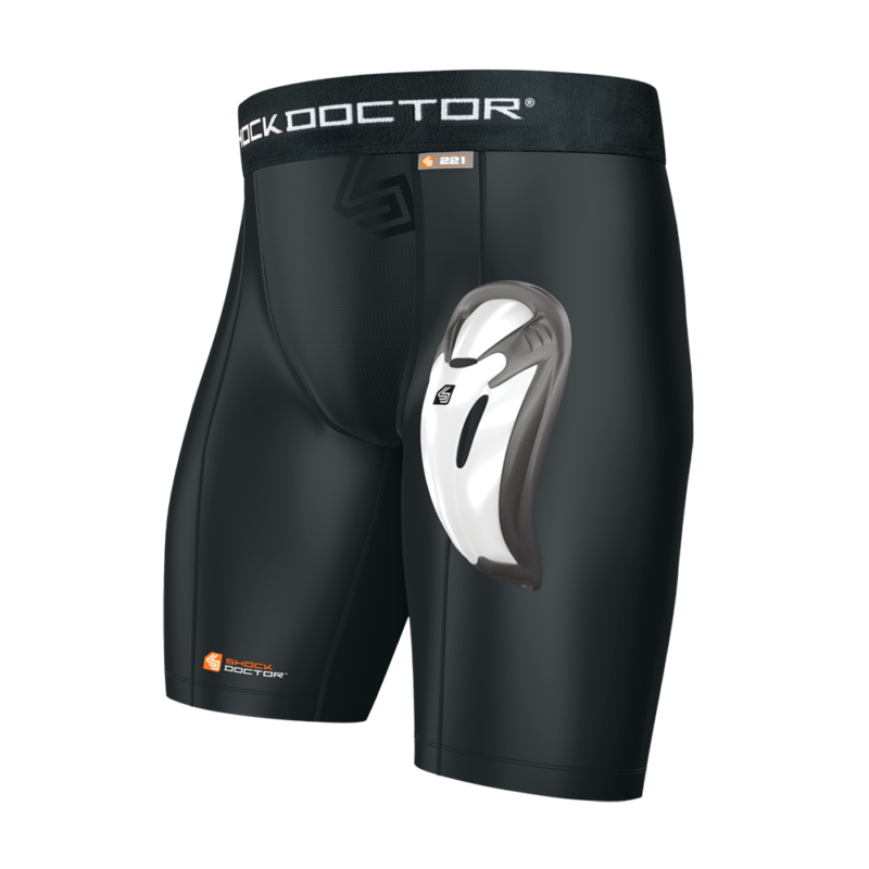 Shock Doctor Core Compression Short With Bio-Flex Cup-0