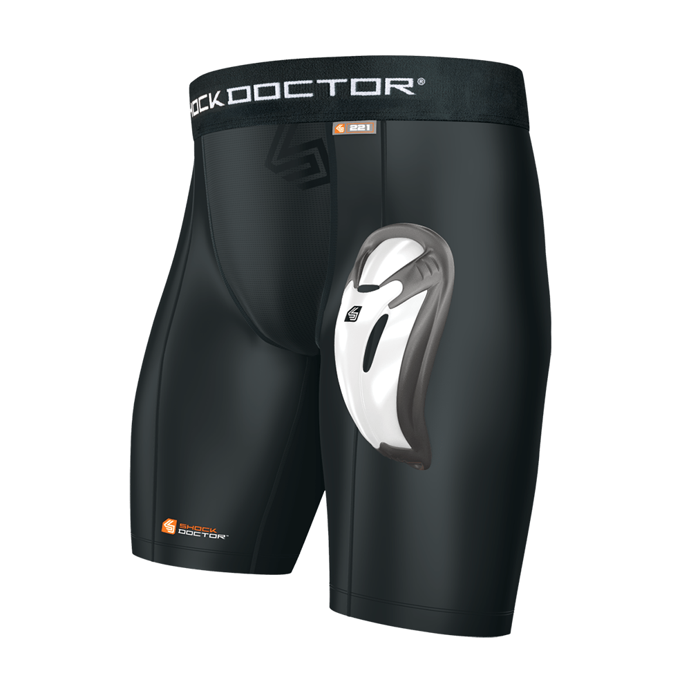 SHOCK DOCTOR CORE COMPRESSION SHORT WITH BIO-FLEX CUP-0