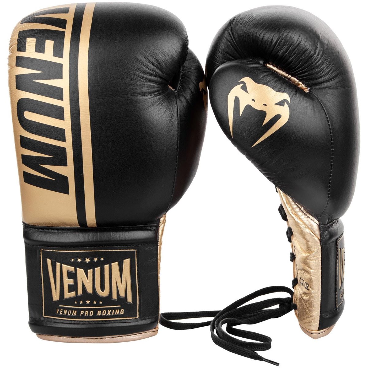 VENUM SHIELD PRO BOXING GLOVES - WITH LACES-0