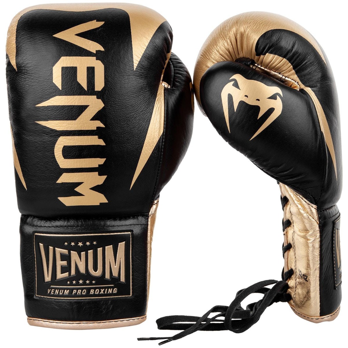 VENUM HAMMER PRO BOXING GLOVES - WITH LACES -0