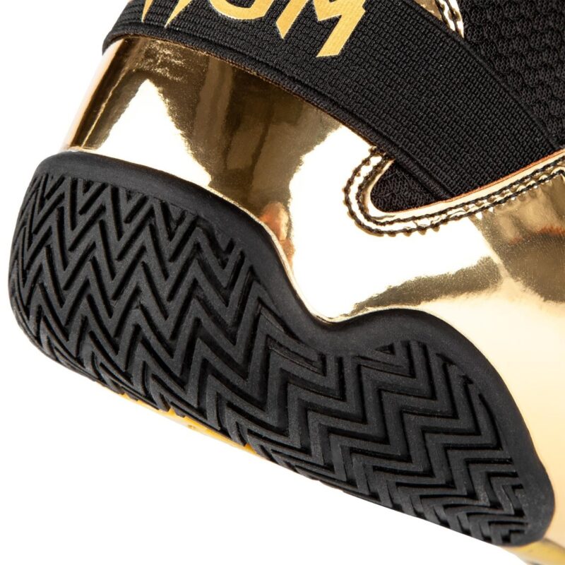 Venum Elite Boxing Shoes - Black/Gold-13871
