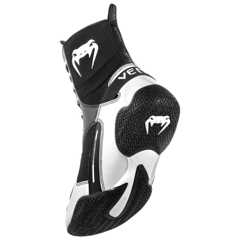Venum Elite Boxing Shoes - Black/White-22786