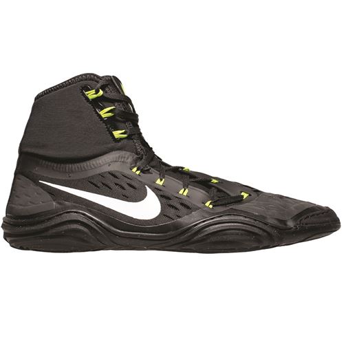 Nike HyperSweep Wrestling Shoes - Black/White-Volt-0