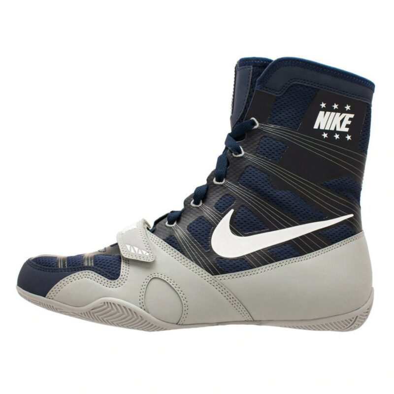 Nike Hyperko Boxing Shoes - Navy/White-0