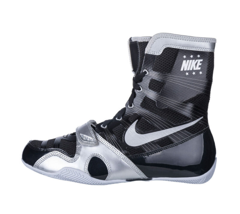 Nike Hyperko Boxing Shoes - Black/Silver-0