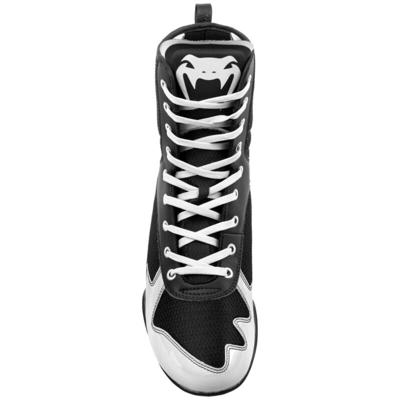 Venum Elite Boxing Shoes - Black/White-22790
