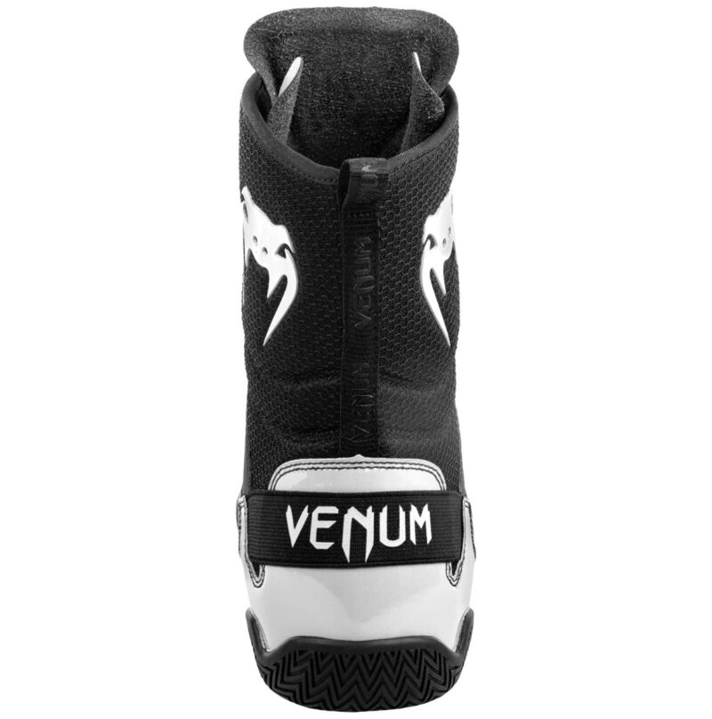 Venum Elite Boxing Shoes - Black/White-22791