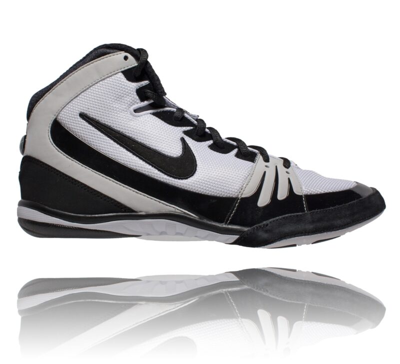 Nike Freek Wrestling Shoes - White/Black-0