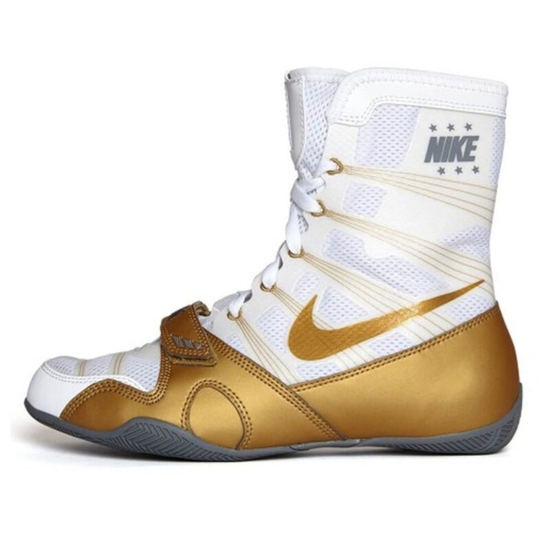 Nike Hyperko Boxing Shoes - White/Gold-0