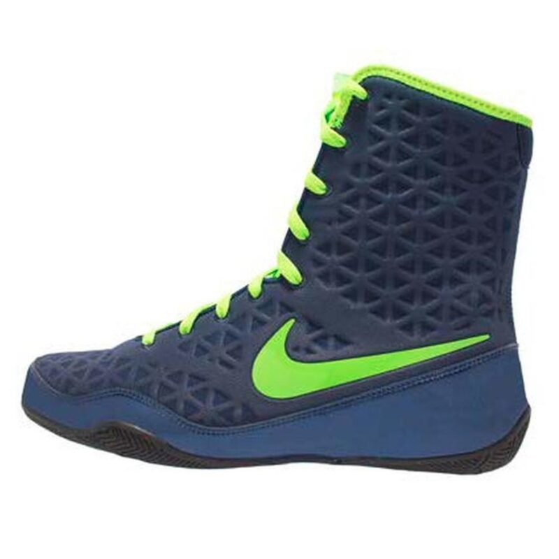 Nike Ko Boxing Shoes - Navy/Green-0