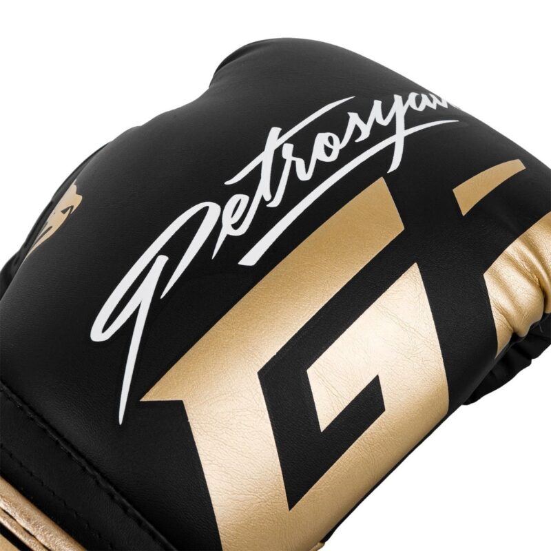 Venum Petrosyan Boxing Gloves - Black/Gold-25903