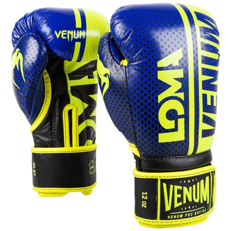 Venum Shield Pro Boxing Gloves Loma Edition - Velcro - Blue/Yellow-26497