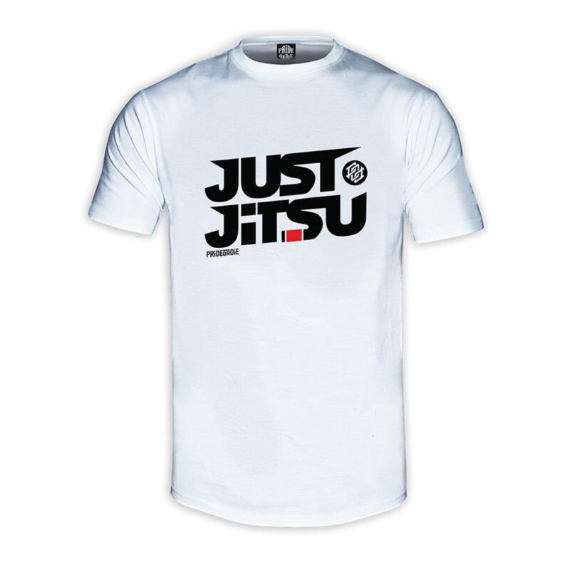 Pride Or Die Just Jitsu T-Shirt - White-0
