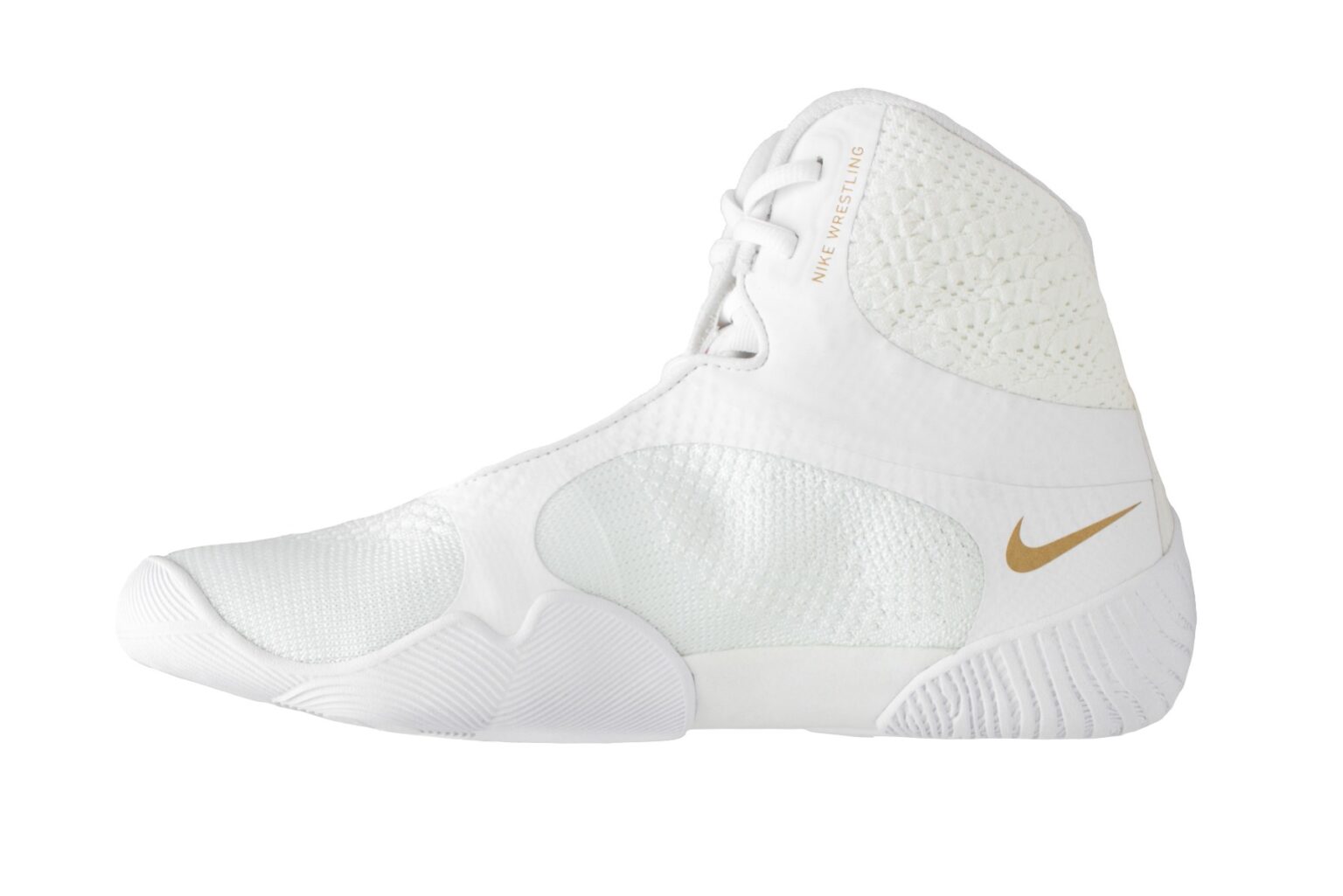 Nike Tawa Wrestling Shoes White/Gold MMA Factory