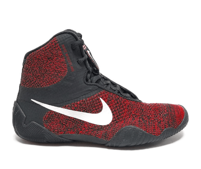 Nike Tawa Wrestling Shoes - Black/Red-0