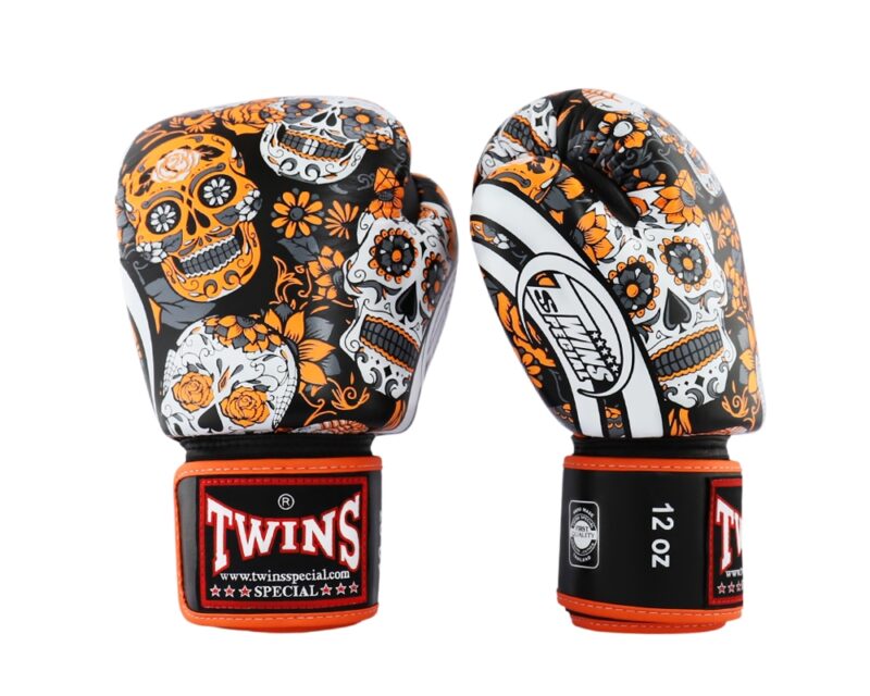 Twins &Quot;Skull&Quot; Boxing Gloves - Fbgvl3-53-29506