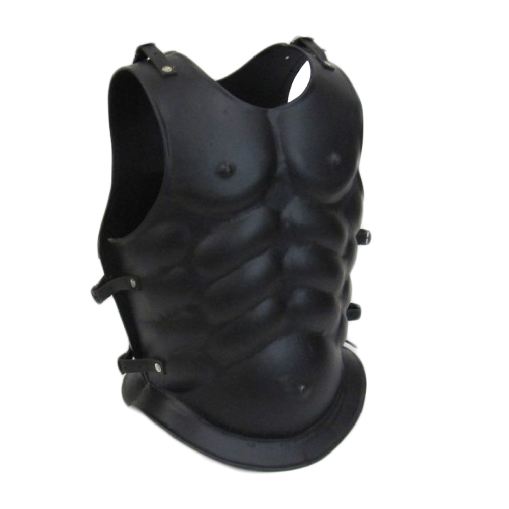 Steel Metal Black Finish Wearable Mussel Jacket Body Armour-0