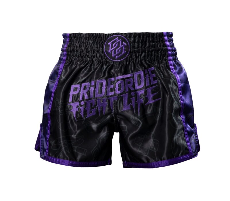 Pride Or Die Fight Life Muay Thai Shorts-0