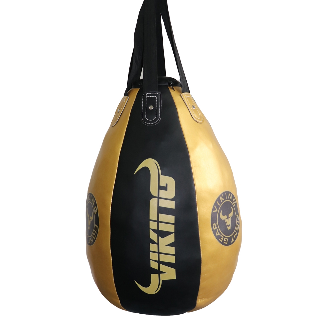Viking Leather Pro Teardrop Punching Bag MMA Factory