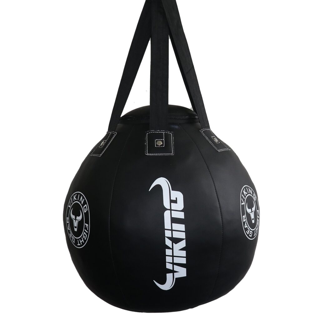 Viking Pro Leather Wrecking Ball Punching Bag MMA Factory