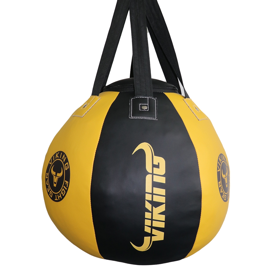 Viking Pro Leather Wrecking Ball Punching Bag-0