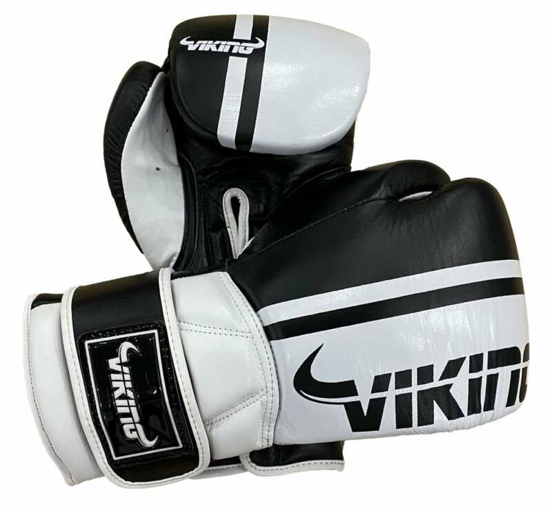 Viking Odin Elite Leather Dual Wrist Strap Boxing Gloves -31780