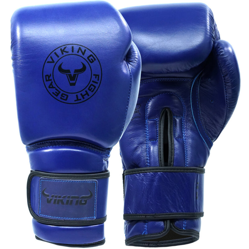 Viking Savage Leather Wrist Locking Boxing Gloves-43864