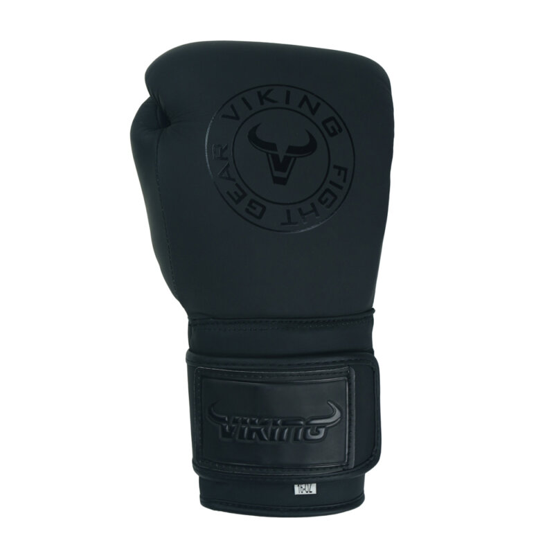 Viking Vader Matte Leather Boxing Gloves-32886
