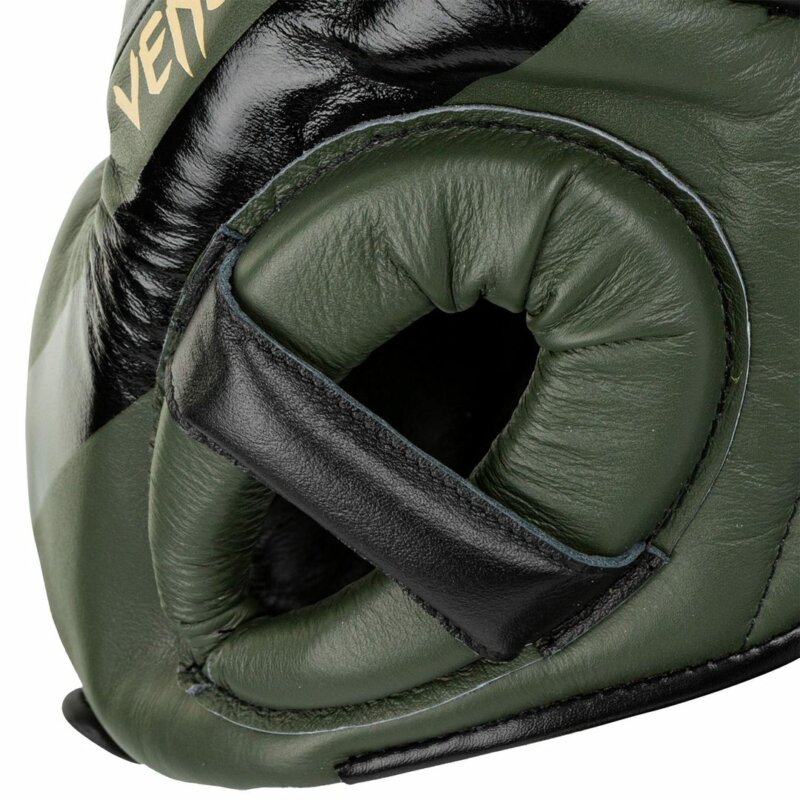 Venum Pro Boxing Headgear Linares Edition - Khaki/Black/Gold-35018