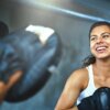 Girl Boxing Training With Mitts 1