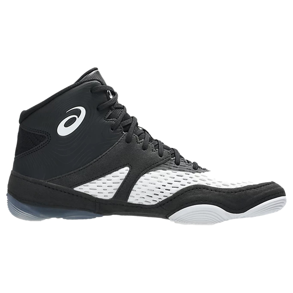 Asics Split Elite Wrestling Shoes White/Black MMA Factory